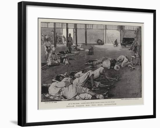 Indian Troops for the Nile Expedition-Henry Marriott Paget-Framed Giclee Print