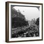 Indian Troops Saluting the Unknown Warrior at the Cenotaph, Whitehall, London, C1920-null-Framed Photographic Print