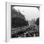 Indian Troops Saluting the Unknown Warrior at the Cenotaph, Whitehall, London, C1920-null-Framed Photographic Print