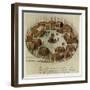 Indian Village of Pomeiooc-John White-Framed Giclee Print