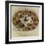 Indian Village of Pomeiooc-John White-Framed Giclee Print