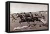 Indian Village Routed, Geronimo Fleeing from Camp-Frederic Sackrider Remington-Framed Stretched Canvas