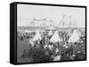 Indian Village, Saint Marys Sic Canal Celebration, Sault Ste. Marie, Mich.-null-Framed Stretched Canvas