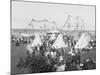 Indian Village, Saint Marys Sic Canal Celebration, Sault Ste. Marie, Mich.-null-Mounted Photo