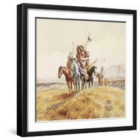 Indian War Party, 1902-Mary Cassatt-Framed Giclee Print