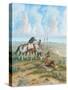 Indian War Party-Ron Jenkins-Stretched Canvas