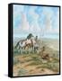 Indian War Party-Ron Jenkins-Framed Stretched Canvas