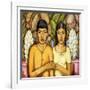 Indian Wedding; Casamiento Indio, (Oil on Canvas)-Alfredo Ramos Martinez-Framed Giclee Print