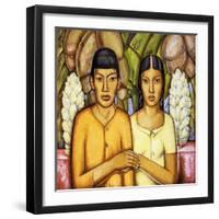 Indian Wedding; Casamiento Indio, (Oil on Canvas)-Alfredo Ramos Martinez-Framed Giclee Print