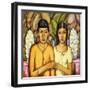 Indian Wedding; Casamiento Indio, (Oil on Canvas)-Alfredo Ramos Martinez-Framed Giclee Print