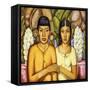 Indian Wedding; Casamiento Indio, (Oil on Canvas)-Alfredo Ramos Martinez-Framed Stretched Canvas