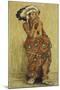 Indian with Blanket-Eanger Irving Couse-Mounted Giclee Print