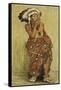 Indian with Blanket-Eanger Irving Couse-Framed Stretched Canvas