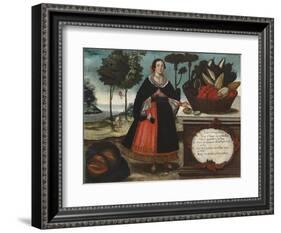 Indian Woman in Special Attire, c.1783-Vicente Alban-Framed Giclee Print