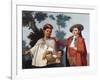 Indian Woman, Mixed Race Child and Spanish Man, Painting, Mexico, 18th Century-null-Framed Giclee Print