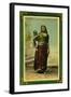 Indian Woman with Her Child, Calcutta, India, Late 19th or Early 20th Century-null-Framed Giclee Print