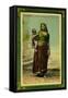 Indian Woman with Her Child, Calcutta, India, Late 19th or Early 20th Century-null-Framed Stretched Canvas