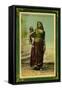 Indian Woman with Her Child, Calcutta, India, Late 19th or Early 20th Century-null-Framed Stretched Canvas