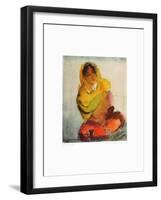 Indian Woman-Loulou Albert-lazard-Framed Art Print