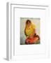 Indian Woman-Loulou Albert-lazard-Framed Art Print