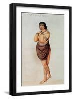 Indian Woman-John White-Framed Giclee Print