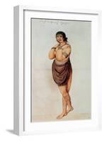 Indian Woman-John White-Framed Giclee Print