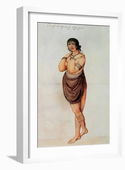 Indian Woman-John White-Framed Giclee Print