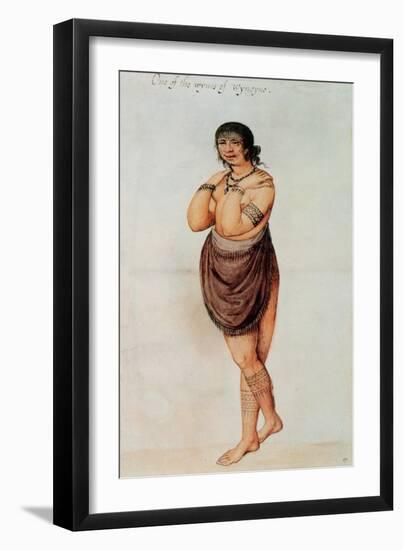 Indian Woman-John White-Framed Premium Giclee Print