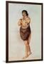 Indian Woman-John White-Framed Giclee Print