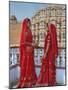 Indian women in color saris, Palace of the Wind, Jaipur, India-Adam Jones-Mounted Photographic Print