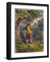 Indian Women Procuring Fuel, 1853-Seth Eastman-Framed Giclee Print