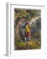 Indian Women Procuring Fuel, 1853-Seth Eastman-Framed Giclee Print