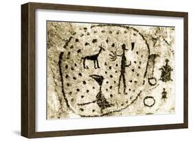 Indian Writings at Naramata Near Penticton, B.C., Canada, ca. 1937-null-Framed Giclee Print