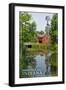 Indiana - Bonneyville Mill-Lantern Press-Framed Art Print