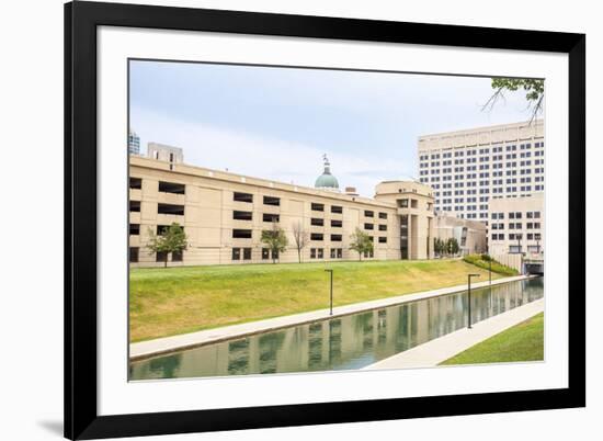 Indiana Central Canal, Indianapolis, Indiana, Usa-Sopotniccy-Framed Photographic Print