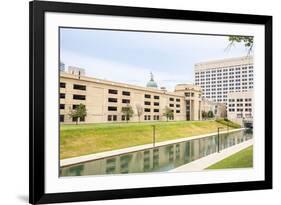 Indiana Central Canal, Indianapolis, Indiana, Usa-Sopotniccy-Framed Photographic Print