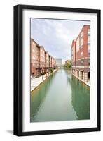 Indiana Central Canal, Indianapolis, Indiana, Usa-Sopotniccy-Framed Photographic Print
