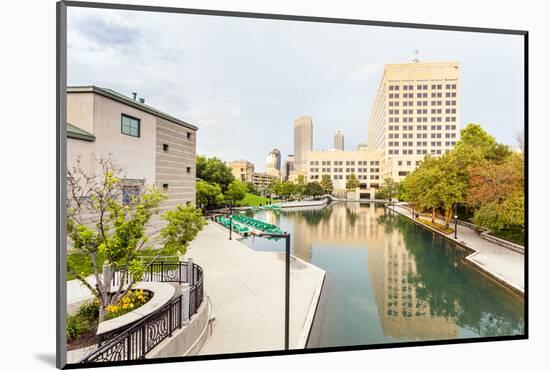 Indiana Central Canal, Indianapolis, Indiana, Usa-Sopotniccy-Mounted Photographic Print