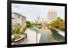 Indiana Central Canal, Indianapolis, Indiana, Usa-Sopotniccy-Framed Photographic Print