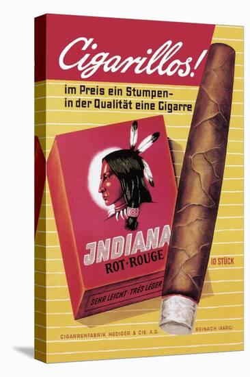 Indiana Cigarillos-null-Stretched Canvas
