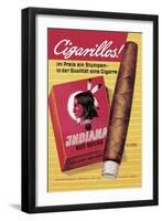 Indiana Cigarillos-null-Framed Art Print