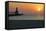 Indiana Dunes lighthouse at sunset, Indiana Dunes, Indiana, USA-Anna Miller-Framed Stretched Canvas