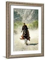 Indiana Jones and the Last Crusade, Harrison Ford 1989-null-Framed Photo