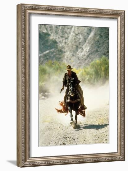 Indiana Jones and the Last Crusade, Harrison Ford 1989-null-Framed Photo