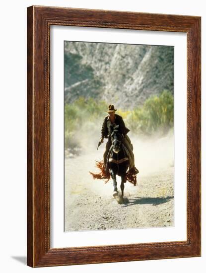 Indiana Jones and the Last Crusade, Harrison Ford 1989-null-Framed Photo