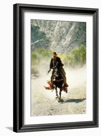 Indiana Jones and the Last Crusade, Harrison Ford 1989-null-Framed Photo