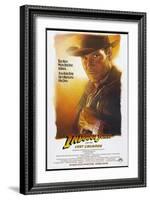 Indiana Jones and the Last Crusade, US Advance Poster, Harrison Ford, 1989-null-Framed Art Print