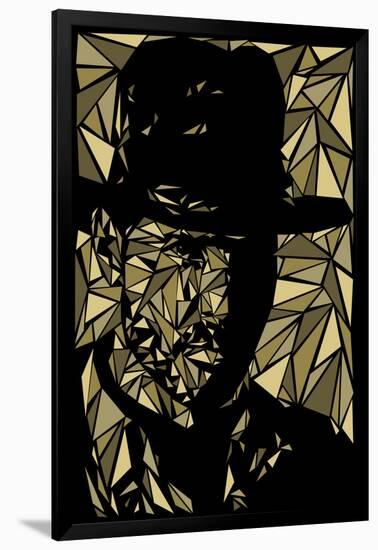 Indiana Jones-Cristian Mielu-Framed Art Print