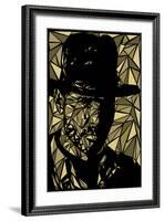 Indiana Jones-Cristian Mielu-Framed Art Print