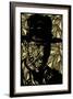 Indiana Jones-Cristian Mielu-Framed Art Print